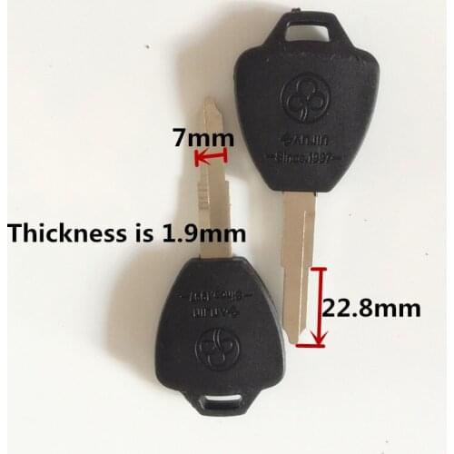 C584 Left Groove Key Blank For Electrombile Blank Keys with Plastic handle[8pcs]