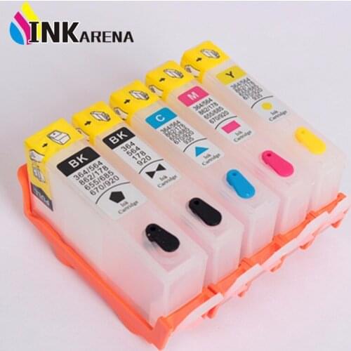 INKARENA Compatible Cartridge Replacement For HP364 Ink Printer 7510 B8550 C5324 C5380 C6324 C6380 D5460 C309a C310a Refill