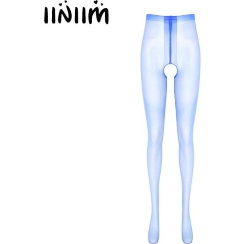 Female Open Crotch Breath Crotchless Pantyhose See-Through Stretchy Slim Tights Womens Exotic Sissy Stocking Leggings Underwear