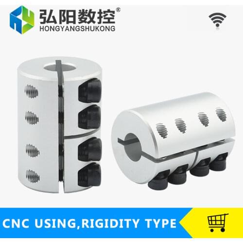 Spider rigid shaft coupler connector rigid coupling L45XD32 L40 D25 6.35 8 10 12 14mm for cnc