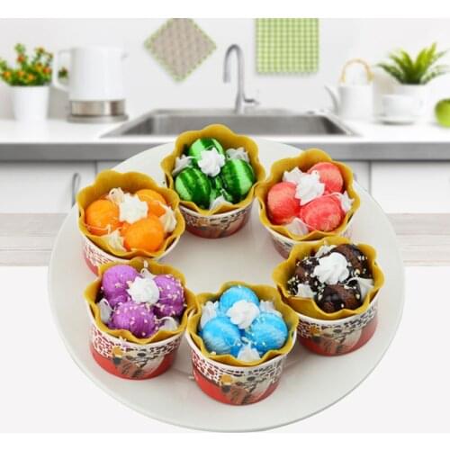 050 Simulated ice cream sundae model Haagen Dazs ice cream sweet tube counter decoration fake pastry