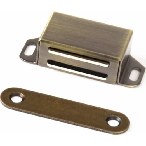 1PC Good Quality Green Bronze Color Magnetic Door Closer Kitchen Cupboard Wardrobe Cabinet Catch with Screw