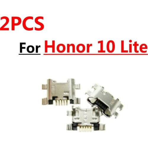 2pcs New Micro USB Plug Charging Port Connector Socket For Huawei Honor 10 9 Lite