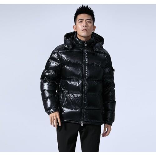 2020 Winter Warm White Duck Down Jacket Men Coat Thick Mens Hooded Sports Mens Coats Male Clothings Outerwear