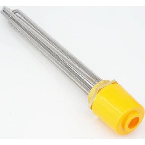 220V 12000W DN40 1-1/2" BSP Male Brass Head & 201 Stainless Steel Tube Electric Water Heater Element For Tank