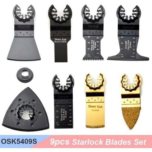 30% Off Starlock Multi Tool Saw Blades Set Oscillating Renovation Plunge Saw Blade Machine Multimaster Power Tools wood Saw