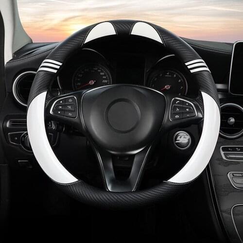 Car Steering Wheel Cover Car Accessories Steering Covers Anti Slip Accesorios Para Auto Car Accessories Interior Suitable 38cm