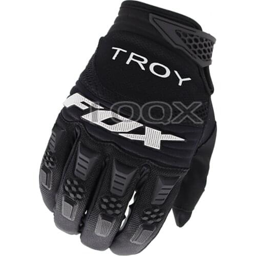 Free Shipping Troy Fox MX MTB DH Pawtector Black Gloves Motorbike Motocross MX Dirt Bike Racing Gloves