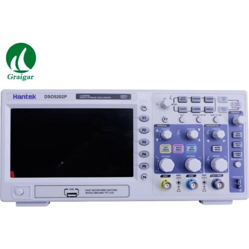 Hantek DSO5202P Digital Storage Oscilloscope 200MHz 1GSa/s Real Time Sample Rate