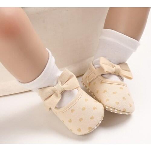 Baby Shoes For 0-1 Year Old Baby Girls Spring and Autumn Models Baby Princess Shoes Soft Sole Toddler Shoes First Walkers Kawai