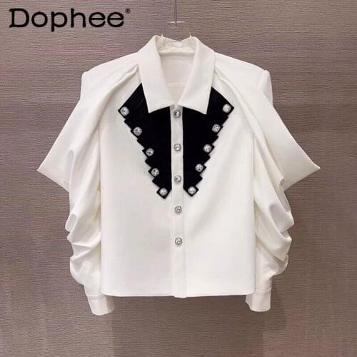 Женские черные рубашки Dophee China At AliExpress