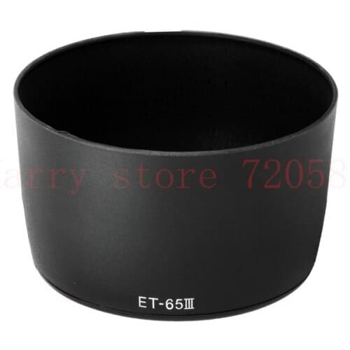 ET-65 III et-65iii et 65 Lotus Camera filter Lens Hood for 60D 70D 5D 6D 7D 100-210mm 100-300mmEF 85mm bayonet lens cap 58mm