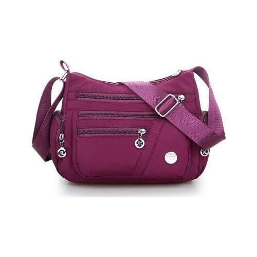 2021 Hot Women Lady Nylon Shoulder Bag Travel Shopping Messenger Handbag Large Capacity Breathable Waterproof New