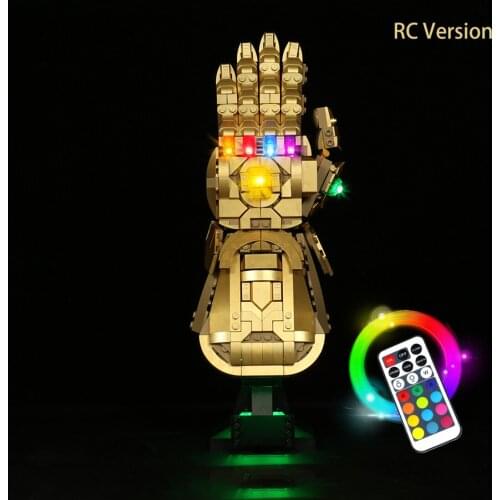 DIY LED Lighting Kit Compatible With 76191 (LED Included Only, No Kit) Children Educational Toys - (With Battery Box) RC Version