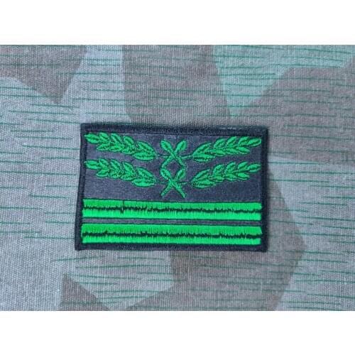 WWII WW2 German Waffen Obersturmbannfuhrer Oberstleutnant- Camo Rank Sleeve Insignia