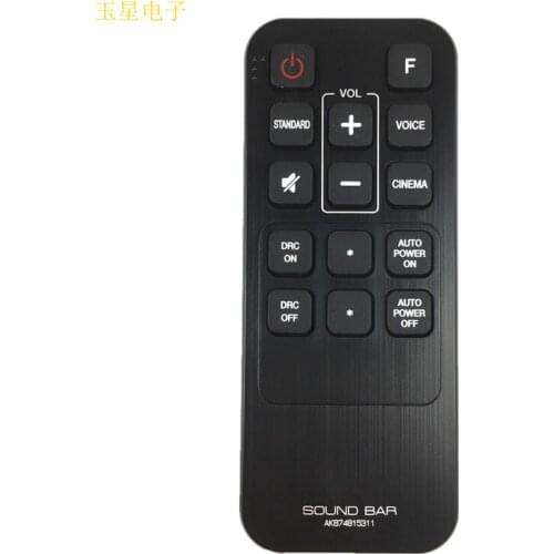 The original is suitable for LG Soundbar Speaker Remote AKB74815311 Universal AKB74815301