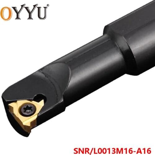 OYYU SNR0013M16-A16 SNL0013M16-A16 SNR0013 SNL0013 M16 Internal Threading Turning Tool Holder CNC Carbide Inserts Shank 16IR ER
