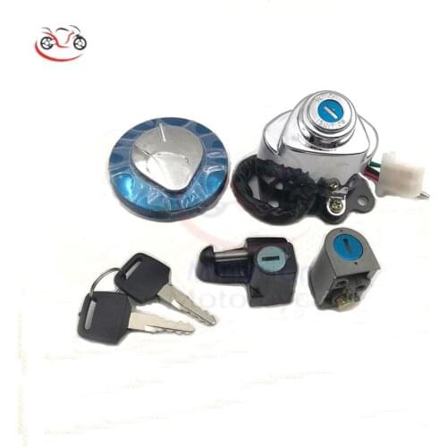 Motorcycle Ignition Switch Fuel Tank Cap Cover Seat Helmet Lock Key Set For Honda Rebel CA250 CMX250 1996-2011 CMX250C 2003-2011