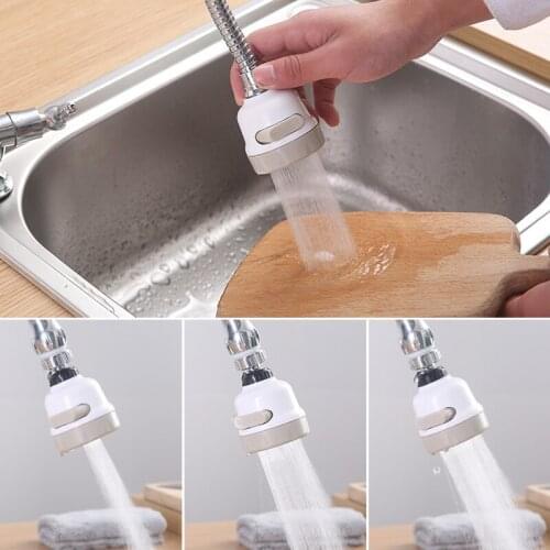 360° Swivel Faucet Tap Aerator Diffuser Nozzle Faucet Splash-Proof Filter 3 Gear Faucet Sprayer Head Female Thread Faucet Tap