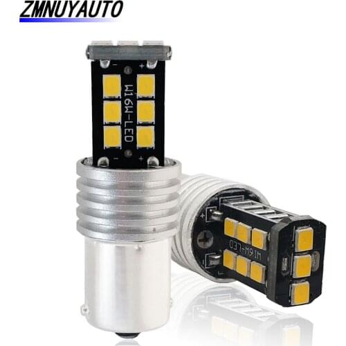 2PCS 1156 BA15S P21W Bulb BAU15S PY21W Led Canbus Error Free Lamp Position Led Replacement Bulbs For Turn Signal Light Auto 12V