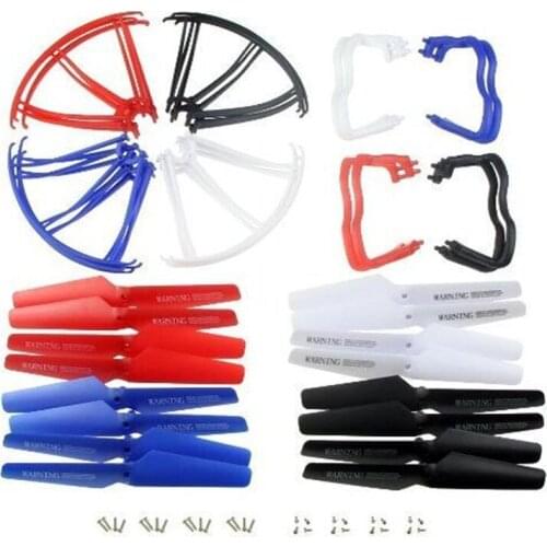 Syma X5 X5A X5C X5C-1 four axis aircraft main fan blade propeller protection sets of landing gear parts kits