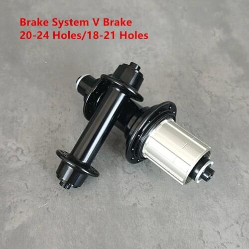 R13 Hubs Light Weight Road Bicycle Flower Drum Front 100mm Rear 130mm 20 24 Hole 18 21 Holes Bearings For Carbon Fiber Rim