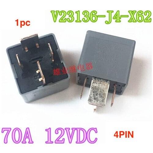 1pc For Ford car Relay 5M5T14B192EA 4 feet original V23136-J4-X62 70A 12VDC