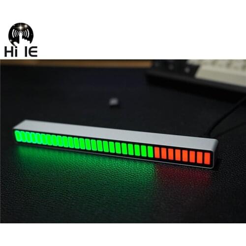 1pcs DC 5V Single 32 Level indicator VU Meter Music Spectrum LED light Audio Pickup lamp Sound control light Atmosphere Lamp