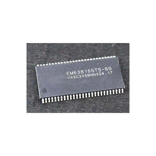 1pcs/lot EM638165TS-6G EM638165TS TSOP-54 In Stock