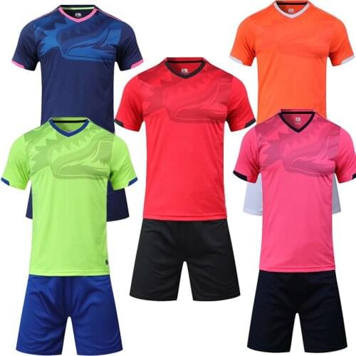 2019 2020 new soccer jerseys men sport running cycling football kits custom logo name number 5 colors soccer uniforms suits
