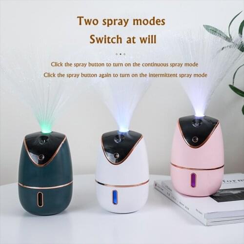 540ML Gypsophila Air Humidifier USB Portable Wireless Ultrasonic Cool Mist Maker Aroma Diffuser with LED Light Car Humidificador