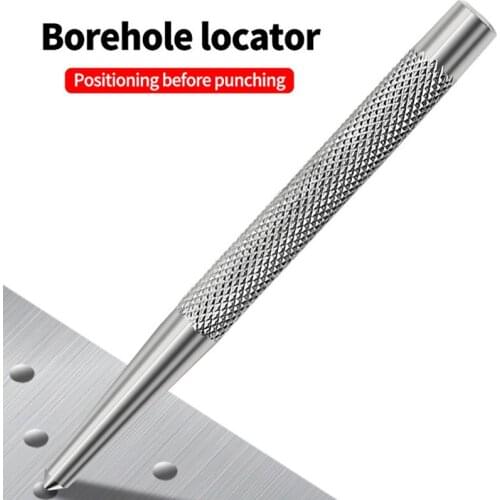 Automatic Center Pin Spring Loaded Mark Center Punch Tool Wood Indentation Mark Woodworking Tool Bit