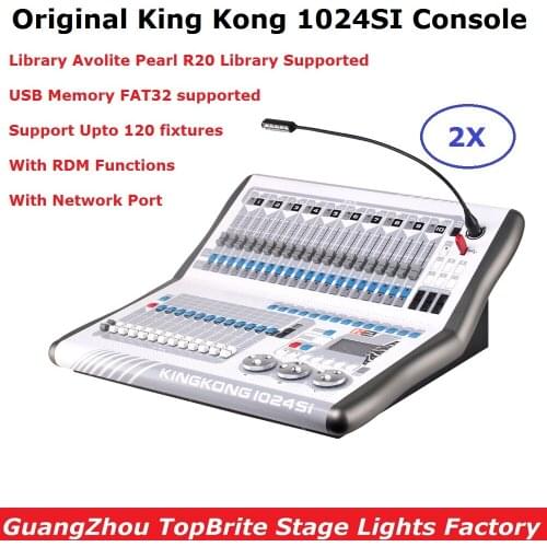 Free Shipping KingKong 1024SI Console Stage Lighting LED Par Moving Head Spot Lights Controller Professional Stage Dj Equipments