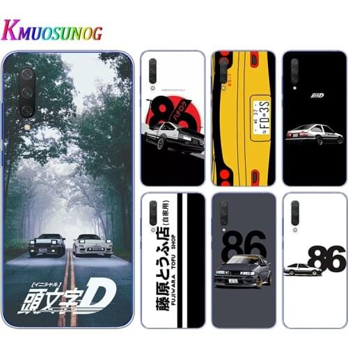 Initial D AE86 For Xiaomi Mi 11i 11 10i 10T 10 9T 9SE 9 8 A3 CC9 CC9E Note 10 Lite Pro Ultra Soft Phone Case