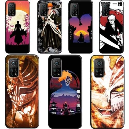 BLEACH Ichigo Kurosaki Manga Case POCO X3 Pro F3 F1 F2 M3 Pro Cover For Xiaomi Mi 11 Lite Ultra Note 10 Mi 9T 10T Pro