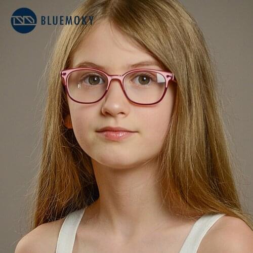 BLUEMOKY Children Glasses Frames Girls Boys Ultralight Acetate Full Rim Optical Spectacles Kids Myopia Eyeglasses Frames