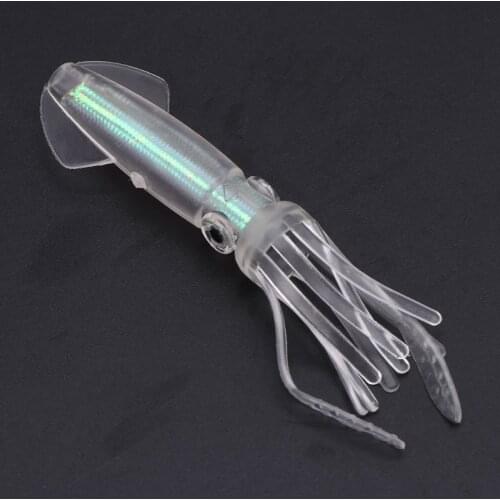 Fishing Bait Soft Lure Night Luminous Colorful 10cm8g Baits Lifelike Artificial Squid Octopus Simulation Glow Trolling Sea