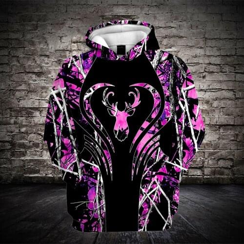 Hot Sale 2020 New Fashion Bow Hunting Hoodies Jungle Deer 3D Printed Hoodie Unique Casual Tops Men/Women Clothing Drop Shipping