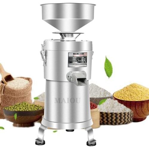 Stainless Steel Industrial Commercial Soymilk Soybean Soya Soy Bean Milk Grinder Maker Making Grinding Machine