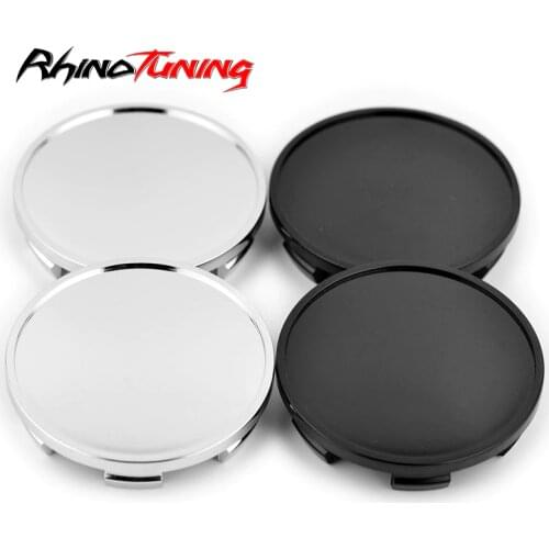 4pcs 76mm 72mm For C528501 Wheels Center Hub Caps Car Rims Cover ABS Plastic Black Silver