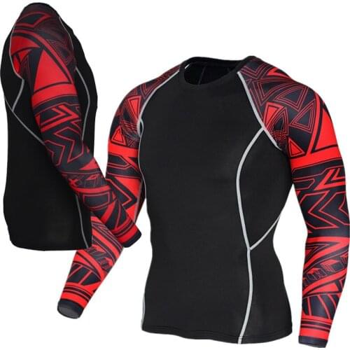 Long Sleeve Skin Rash Guard Complete Graphic Compression Shirts Multi-use Fitness MMA Crosfit Tops Shirts