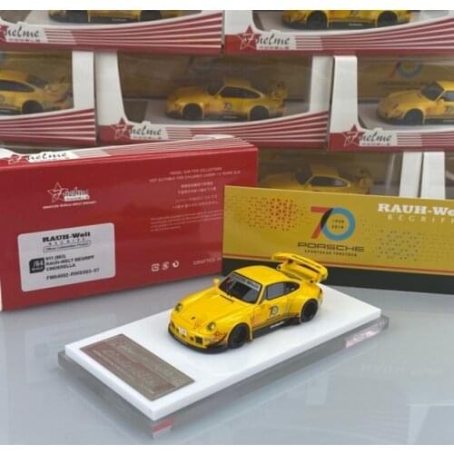 FuelMe 1/64 RWB 993 Cinderella 70th anniversary of resin coating car model RAUH WELT