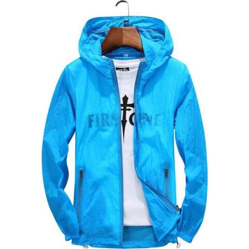 Women men Summer Sun Protective Jacket Protection Cloth Quick Dry Windbreaker Skin Couple coat plus size 4XL