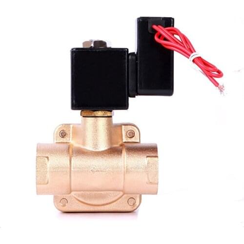3/4" Normally Closed Brass High Pressure 16 Bar Non Hot Solenoid Valve 110V 24V 12V 24v
