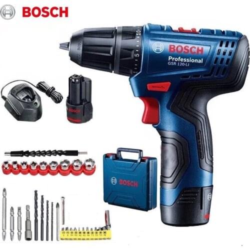 BOSCH GSR 120-LI Hand Drill 12V Lithium Drill Household Power Tool Screwdriver With One Battery
