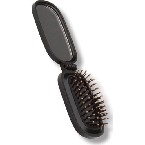 Foldable Mirror Hair Brush