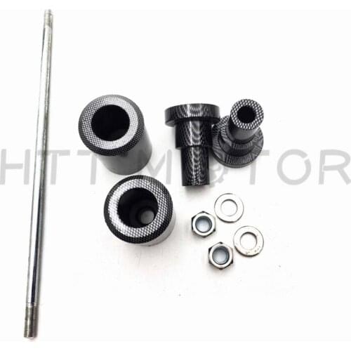 Free shipping motorcycle parts No Cut Frame Slider For Ducati 2001-2008 Monster S4 600 750 800 900 Classic CARBON