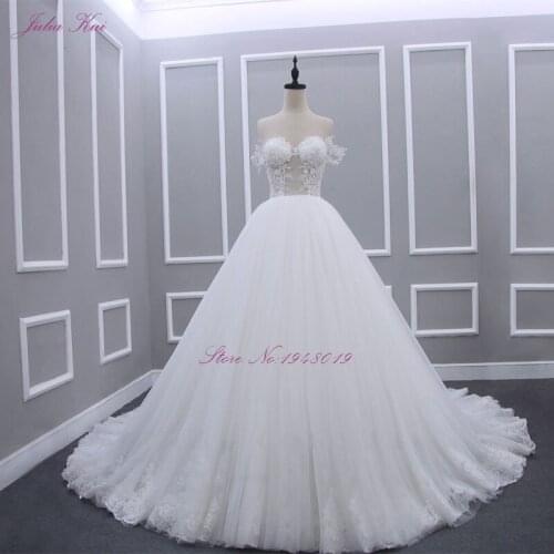 Julia Kui Robe De Mariage Strapless A Line Princess Wedding Dress Strapless Off The Shoulder Bust Floor Length Bridal Dress