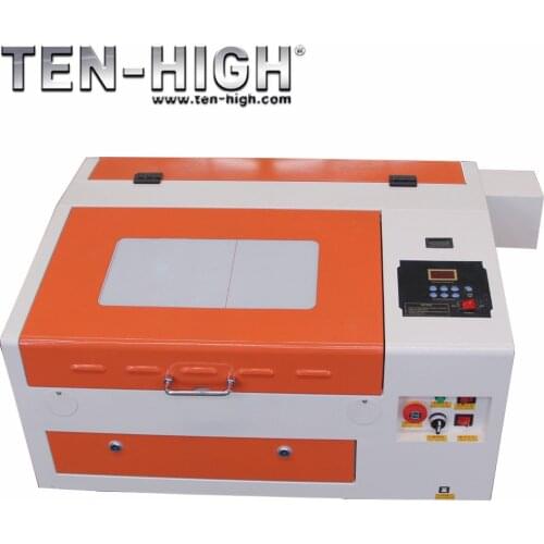 Ten-high CO2 Laser engraving machine GY430-BP 40w 50w 60w CO2 Laser Cutter machi Free shipping laser 110V 5/60HZ 220V 200-240V