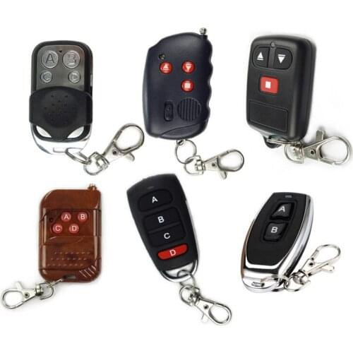 Universal Remote control for controlling the system many different types of remote control use garage and Gate opener 433Mhz